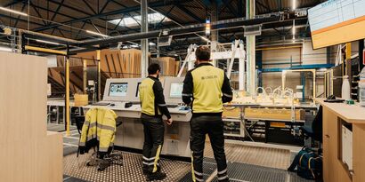 Cronos aan de Leie Unilin shopfloor productie 1