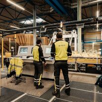 Cronos aan de Leie Unilin shopfloor productie 1